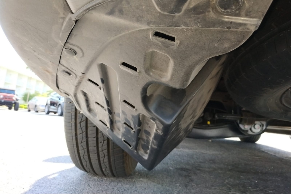 how to remove plastic holding underbody of car